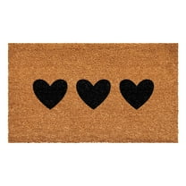 Calloway Mills Trio Hearts Doormat, 24" x 36"