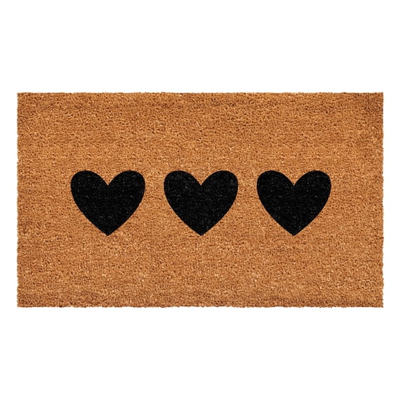 Calloway Mills Trio Hearts Doormat, 30" x 48"
