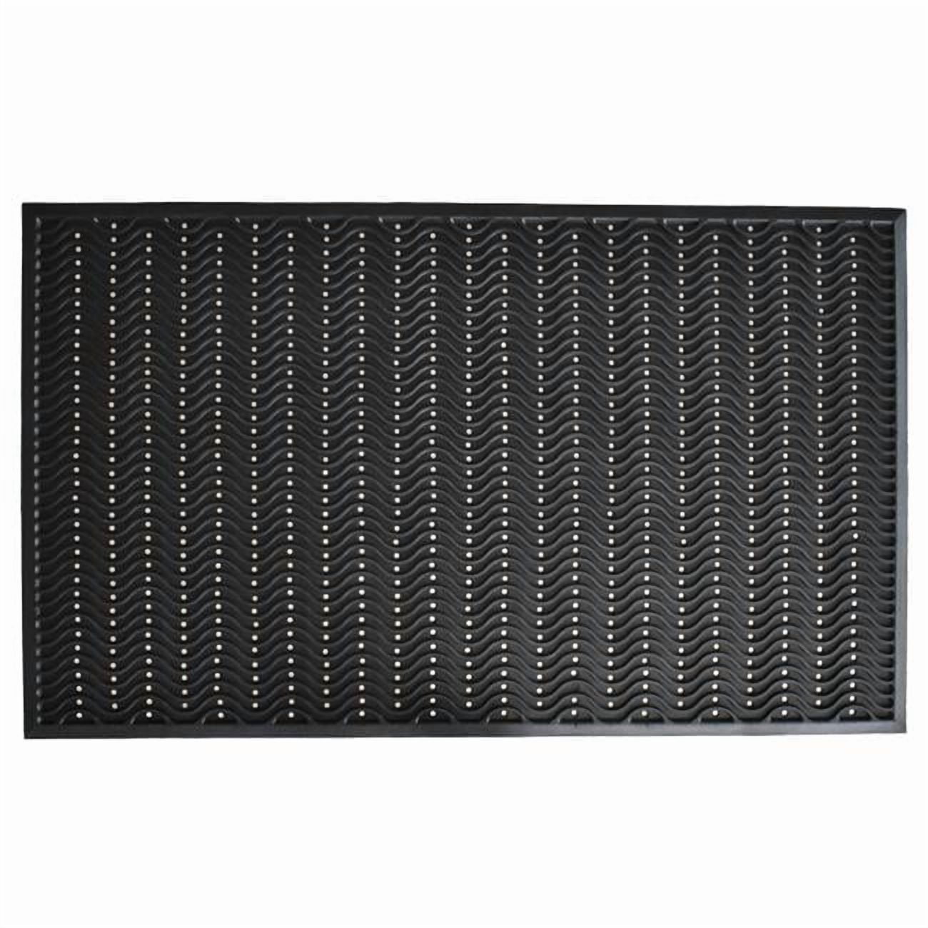 Calloway Mills True Step Wave Rubber Outdoor Doormat 3' x 5'