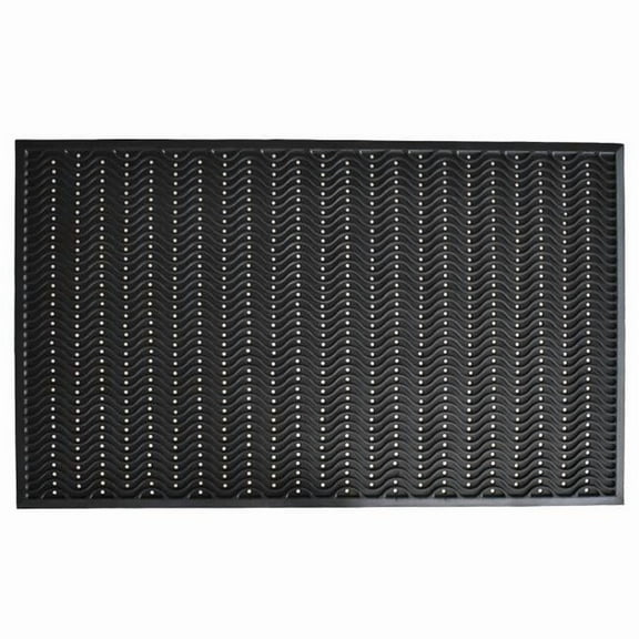 Calloway Mills True Step Wave Rubber Outdoor Doormat 3' x 5'