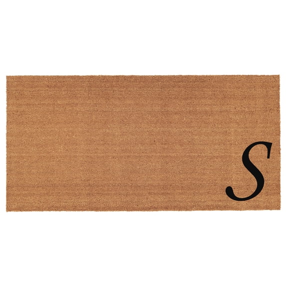 Calloway Mills Urban Chic Monogram Doormat, 30" x 48" (Letter S)