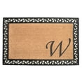 thumbnail image 1 of Calloway Mills Versailles Monogram Outdoor Doormat 22" x 36" (Letter W), 1 of 1