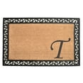 thumbnail image 1 of Calloway Mills Versailles Monogram Outdoor Doormat 30" x 48" (Letter T), 1 of 1