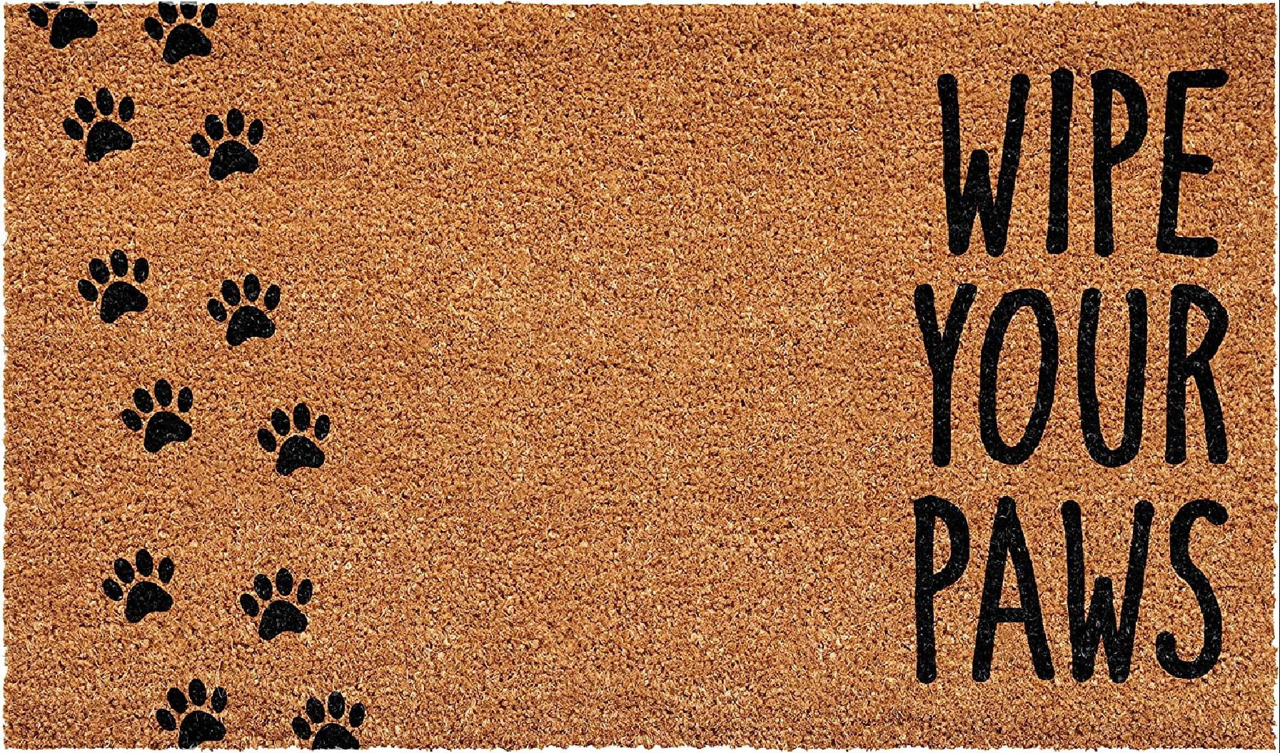 Calloway Mills Vertical Wipe Your Paws Doormat,