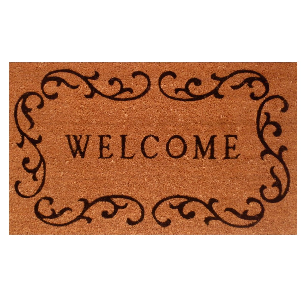 Calloway Mills Welcome Curlicue Outdoor Doormat 2' x 3'
