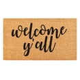 thumbnail image 1 of Calloway Mills Welcome Y'all Doormat 24" x 48", 1 of 5