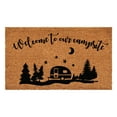 thumbnail image 1 of Calloway Mills Welcome to our campsite Doormat 24" x 48", 1 of 4