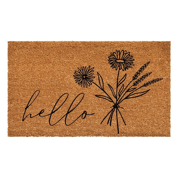Calloway Mills WildFlower Bouquet Doormat, 24" x 36"