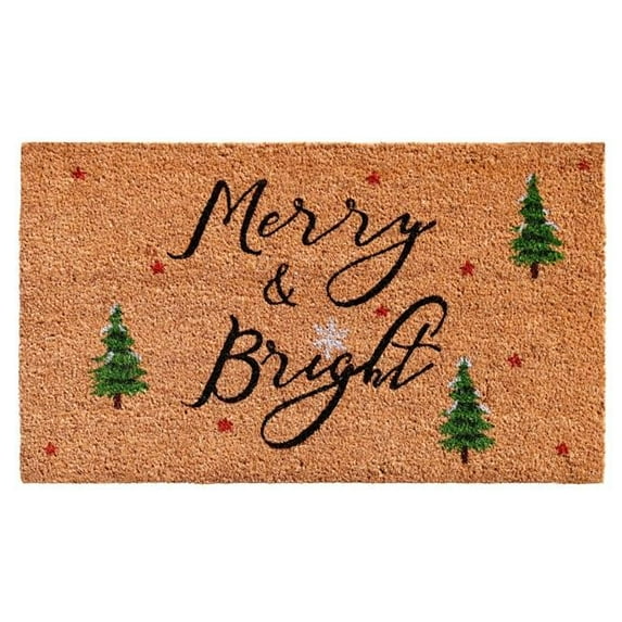 Calloway Mills Yule Outdoor Doormat, 24" x 36"