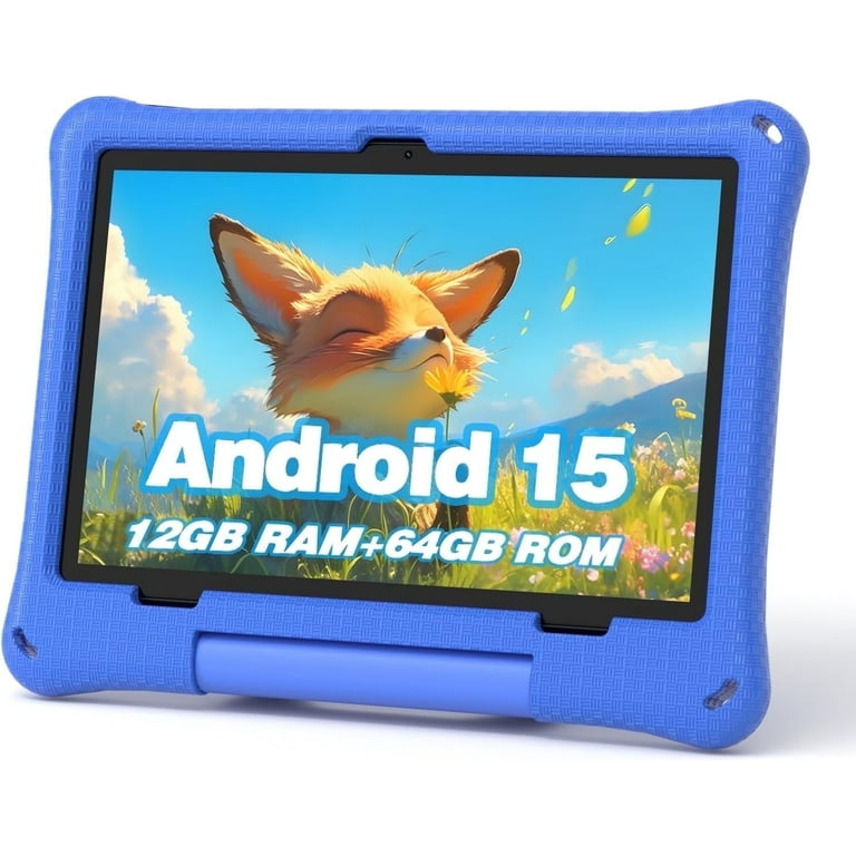 Callsky 10.1 inch Android 15 Kids Tablet, 12GB+64GB, 10-Hour