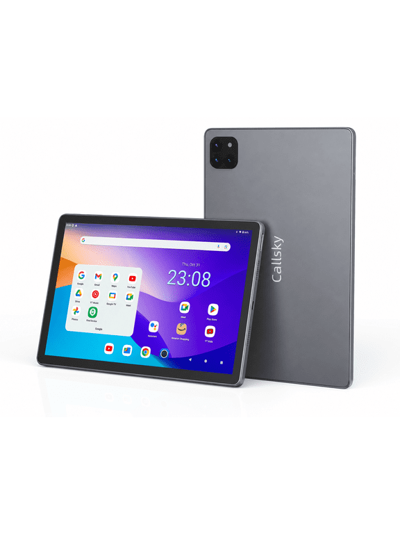 11 Inch Android 14 Tablet, 8GB RAM 64GB Storage, Octa-Core Processor, 1280 x 800 IPS Touchscreen, 8000mAh Battery, Gray