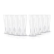Callum Tall Pub Glass Set - Clear - 8 Piece - Elegant Design
