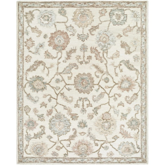 Callum Traditional Area Rug - Off White, Pearl, Ash - 8' x 10'