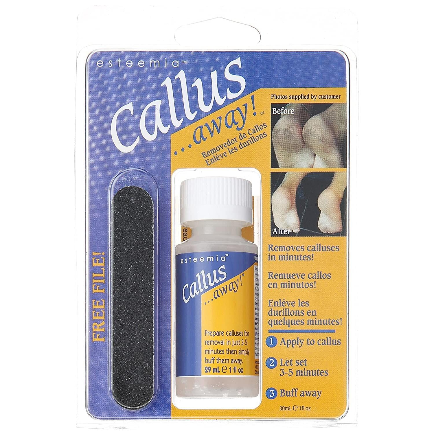 Callus Away Remover Kit, 1 Oz., Pack of 6