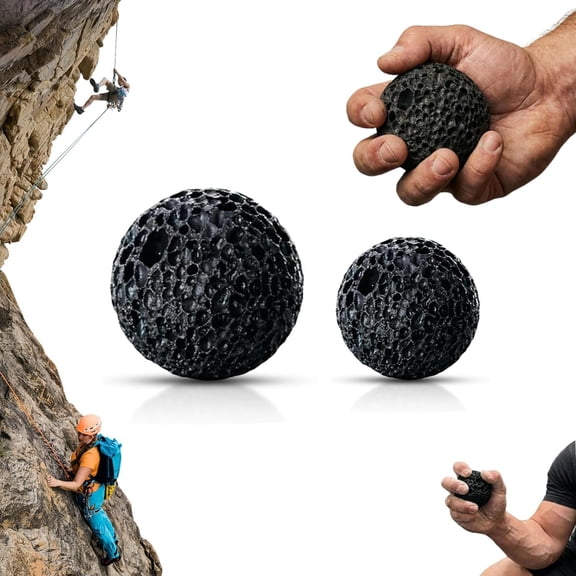 Callus Ball for Hand, Moon Grip Volcanic Rock for Skin Conditioning & Callus Building, Grip Training Fidget for Rock Climbing & Weightlifting Endurance