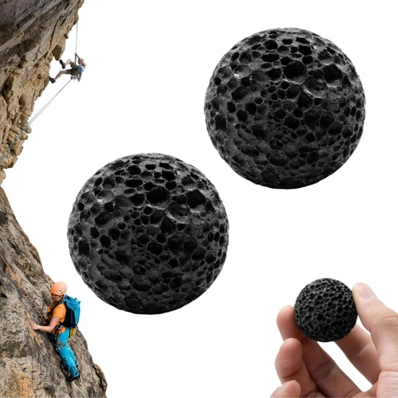 Callus Ball for Hand, Natural Volcanic Rock Moon Grip Ball, Anti-Sweat Grip Trainer, Skin Conditioning & Callus Building Hand Grip Strengthener, Anti-Sweat Grip Trainer