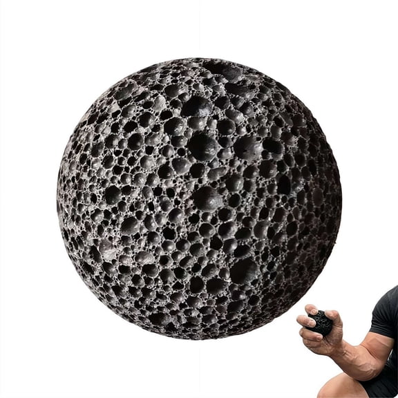 Callus Ball for Hand, Moon Grip Strength Trainer, Porous Stone Ball for Rock Climbing Weightlifting, Non-Sweat Rock Climbing Grip Trainer 1 Pack