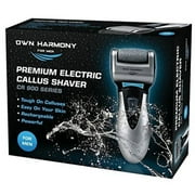 Callus Remover Electric Rechargeable Pedicure Tools for Men by Own Harmony -3 Rollers Tested Powerful Best Foot File, Professional Spa Electronic Micro Pedi Feet Care Perfect for Hard Cracked Skin