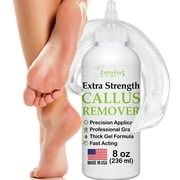 Callus Remover for Feet Extra Strength 8 oz Foot Callus Remover Gel, Spa Foot Care, Pedicure Tools for Feet Scrubber