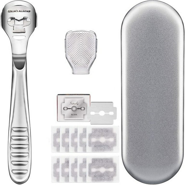 Callus Shaver, Foot Shaver Callus Remover for Feet Hand Care with Foot File,  10pcs Blades, Foot