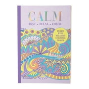 Calm Advanced Coloring Book, by CrownJewlz, Paperback