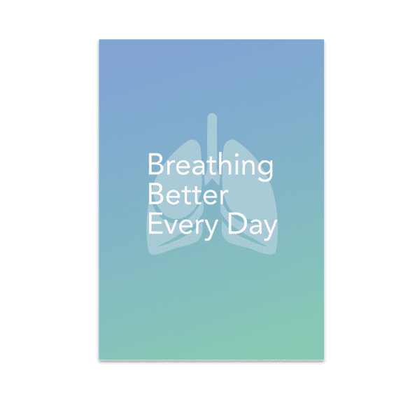 Calm Breathing Wall Decor - Respiratory Therapist - 13x19 Poster Print