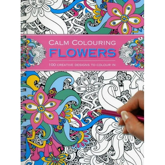 Calm Colouring: Flowers Southwater (Paperback)