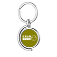 thumbnail image 1 of Calm Decision Expression Influence Rotating Keychain Metal Keyring Holder, 1 of 2