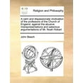 thumbnail image 1 of A Calm and Dispassionate Vindication of the Professors of the Church of England, Against the Abusive Misrepresentations and Salacious Argumentations of Mr. Noah Hobart (Paperback), 1 of 1