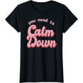 thumbnail image 1 of Calm Down Retro Style T-Shirt, 1 of 3