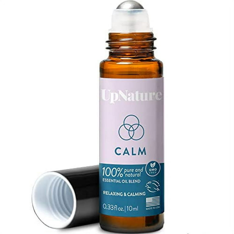 Calm Essential Oil Roll-On - Anxiety & Stress Relief - Comforting Scent - Calmin