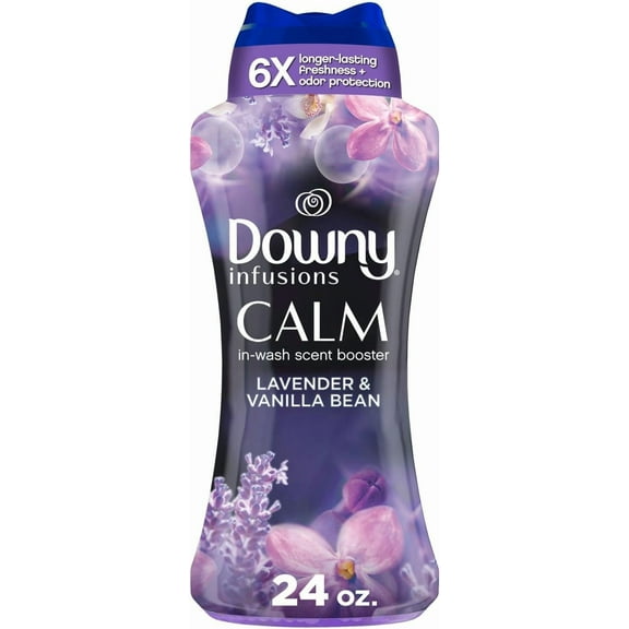 Calm In Wash Laundry Scent Booster Beads, Soothing Lavender And Vanilla Bean Scent, 24.0 OZ, Long Lasting Freshness