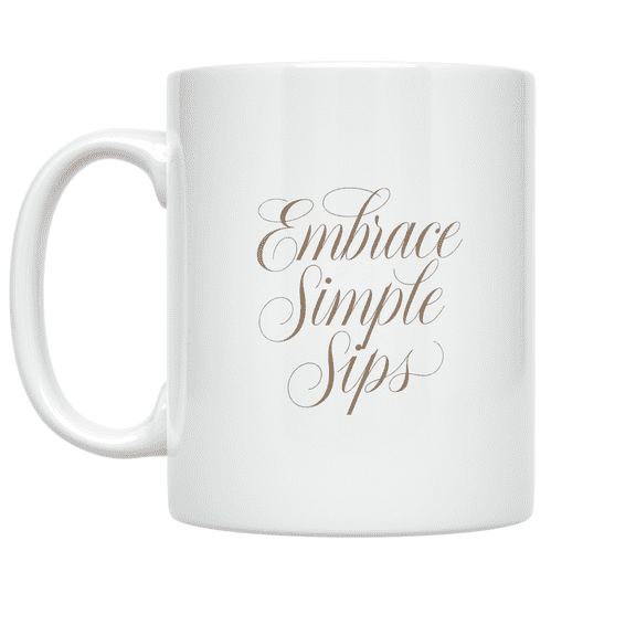 Calm Minimalist Designs - Tea Enthusiast - 11 oz Ceramic Coffee Mug