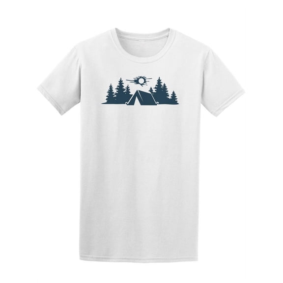 Calm Mountain Camp T-Shirt Men -Image by Shutterstock, Male Medium