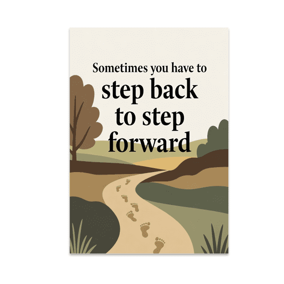 Calm Nature Wall Decor - Health and Wellness Enthusiast - 13x19 Poster Print