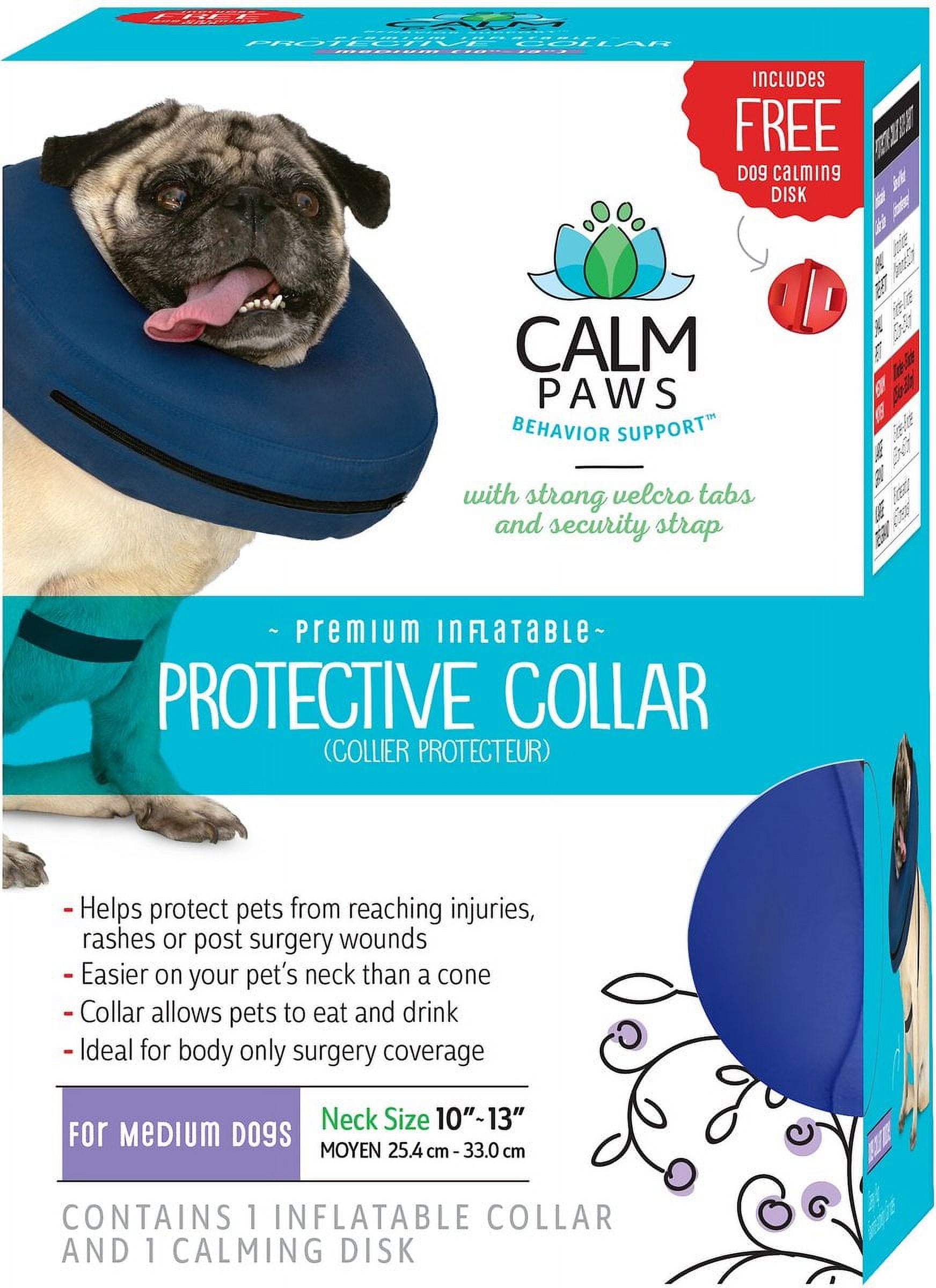 Perro Calm Paws Dog Caring Collar With Calming Calm Paws