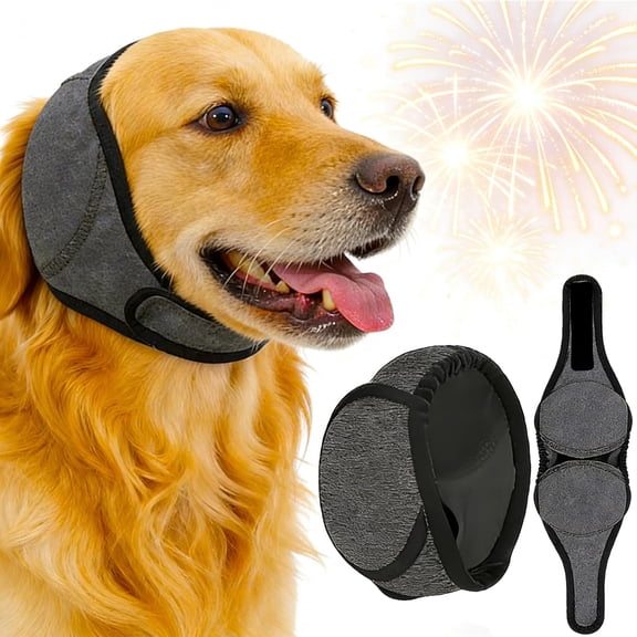 Calm Paws Noise Cancelling Dog Earmuffs, Ear Covers For Dogs Fireworks, Zenpup Noise Cancelling Ear Wrap, Noise Protection For Dogs