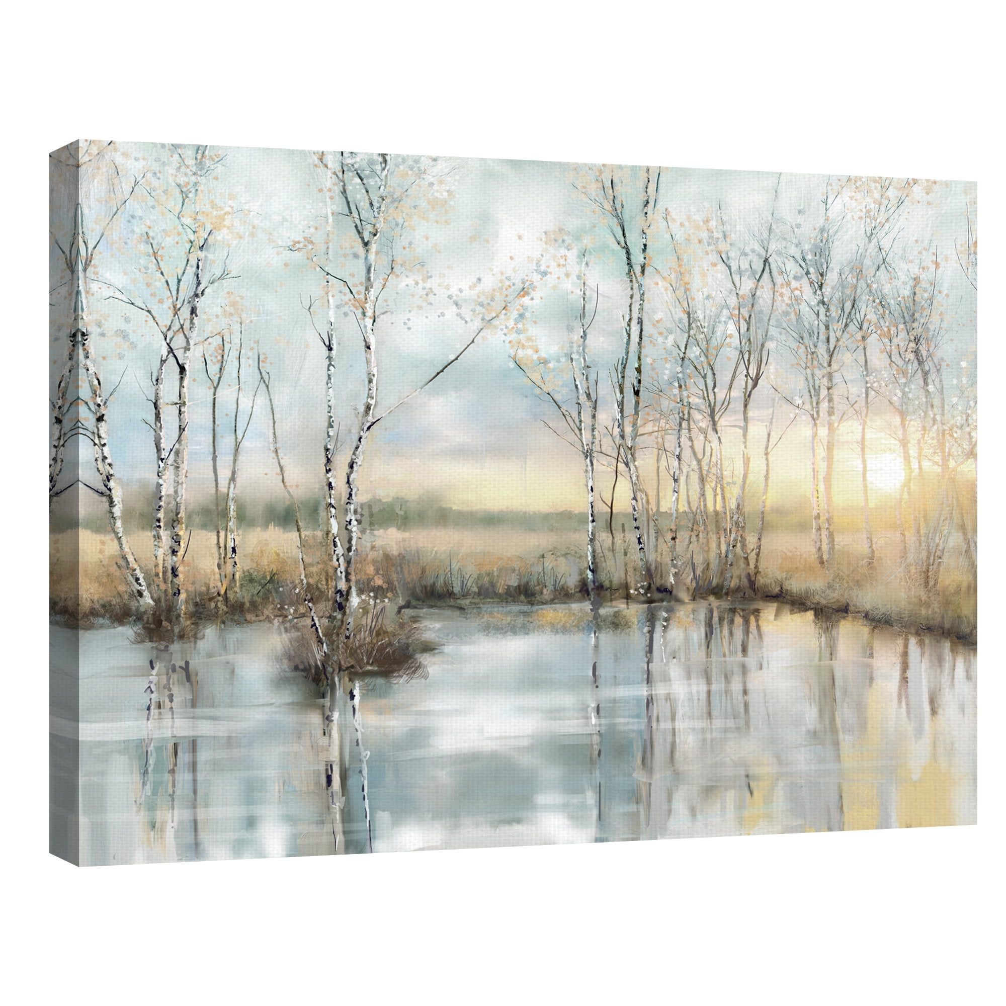 Tranquil Sunrise Landscape 22 x 28 Canvas Art