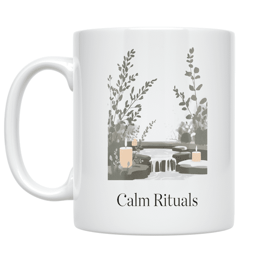 Calm Rituals Spa-Inspired Serenity - Mindful Self-Care Enthusiast - 11 oz Ceramic Coffee Mug