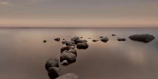 Calm Sea Canvas Art - Ian Winstanley (10 x 20)