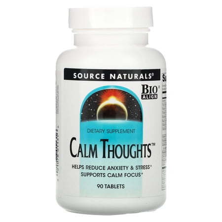 Calm Thoughts, 90 Tablets, Source Naturals