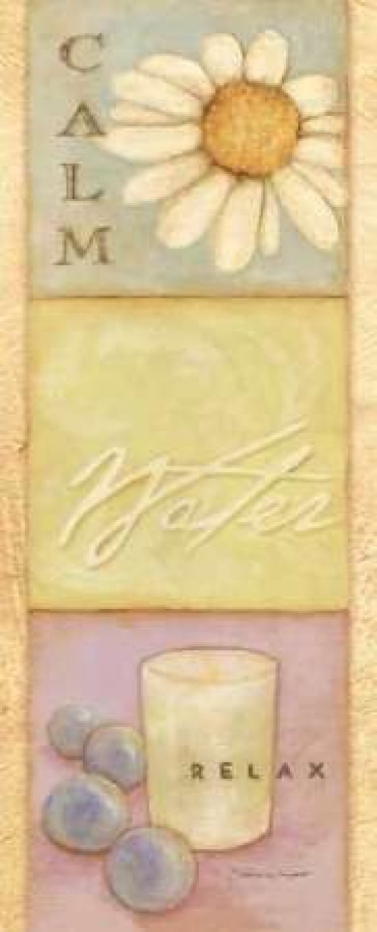 Calm Water Relax Canvas Art - Stephanie Marrott (10 x 20)