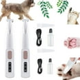 thumbnail image 1 of CalmClippers for Cats - Notdusk Pet Paw Fur Trimmer,Calm Clippers for Cats,Calming Clipper,Dog Paw Trimmer,Electric Dog Paw Trimmer Rechargeable Low Noise Pet Trimmer Hair Clipper with Oil (1PCS), 1 of 7