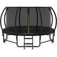 thumbnail image 1 of CalmMax 14FT Trampoline with Enclosure Net Ladder Indoor/Outdoor Trampoline for Kids Toddler - ASTM Approval, 1 of 7