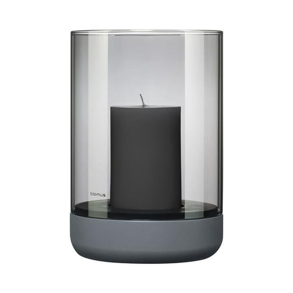 Calma Hurricane Lamp, Steel Grey - Large