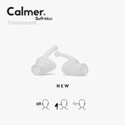 Flare Audio Soft Silicone Earplugs for Sensitive Hearing, Translucent, Standard