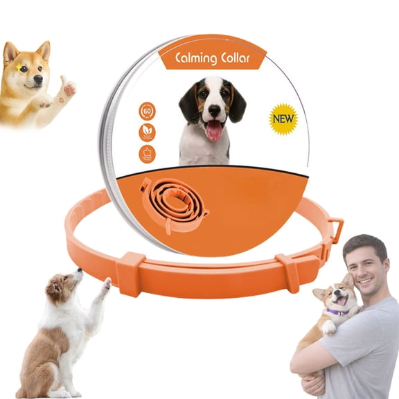 Calmicollar Dual-Pheromone Calming Collar, Gentle Soothing Scent with Adjustable Flexible Fit, Continuous Wear Design, Soft and Water-Resistant, Lightweight Comfort for Home, Travel and Outdoor Use
