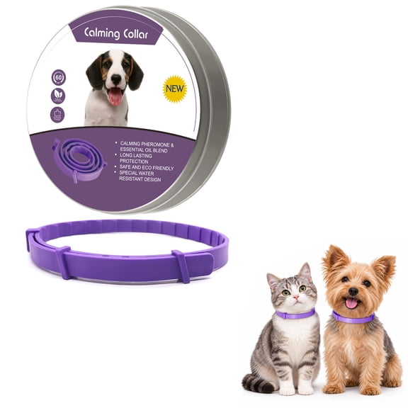 Calmicollar Dual-Pheromone Calming Collar,Helps Relax For Dogs, Lasts 60 Days, Adjustable Size, Suitable For All Small Medium And Large Dog