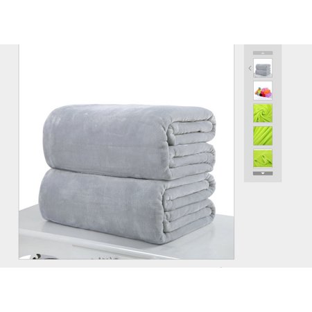 Calming Blankets Flannel Super Soft Warm Solid Sheet, Micro Plush Blanket Sofa Bedding Sheet Rug for Pet Dog Puppy Cat
