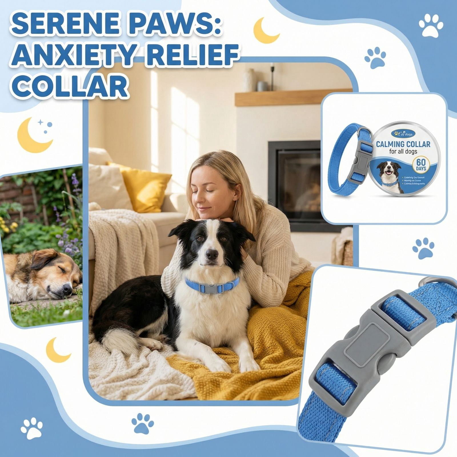 Calming Collar For Dogs And Cats Pheromone Calm Collars Relief Photo Inspiration